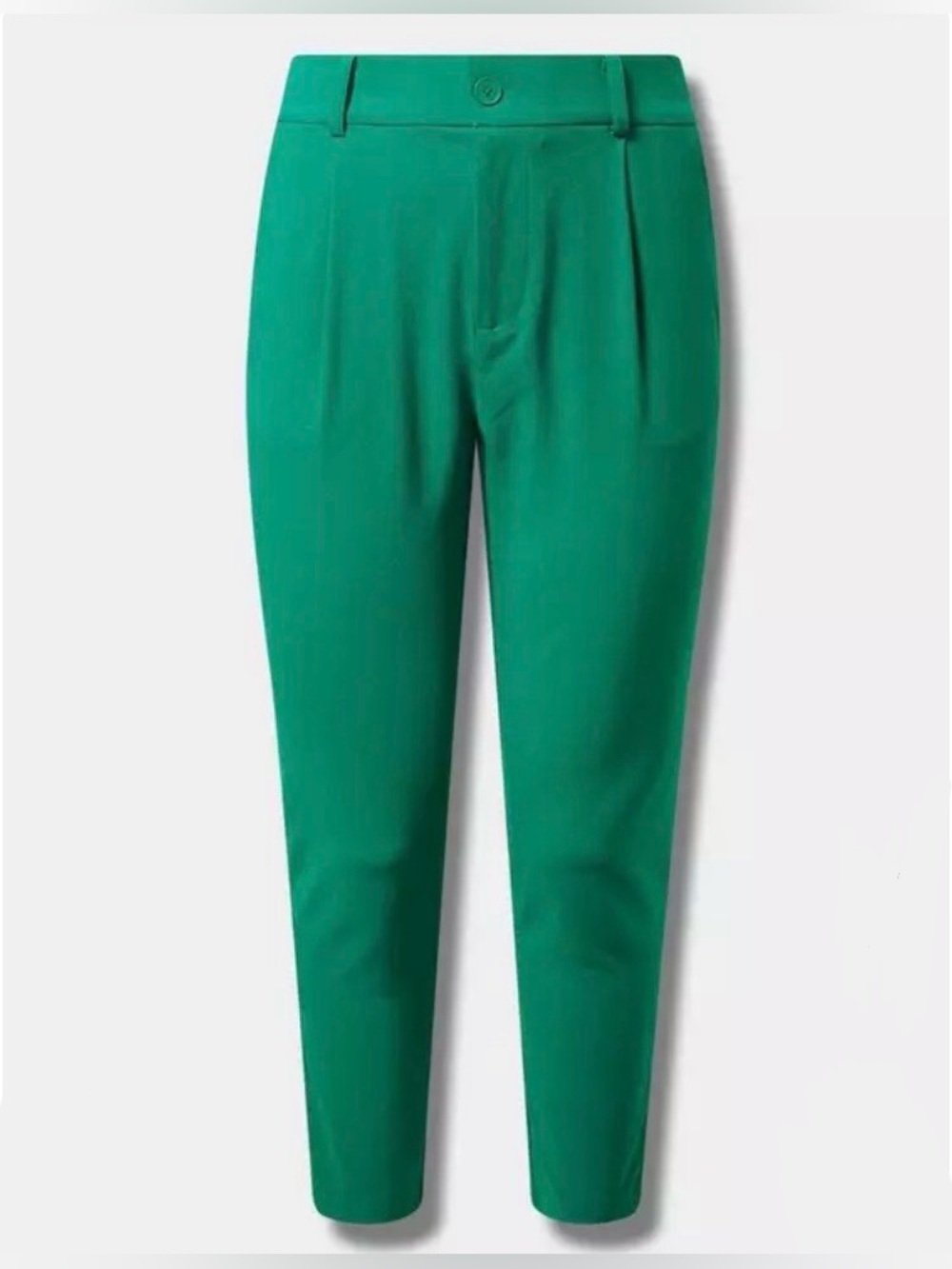 Torrid Taper Stretch Crepe High-Rise Pant – Size 12 Regular – Bosphorus – NWT